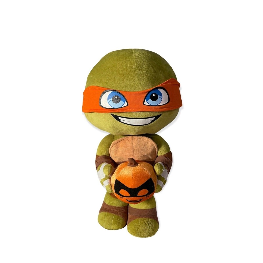 Teenage Mutant Ninja Turtles-Michelangelo with Halloween Pumpkin Plush 21 Inch